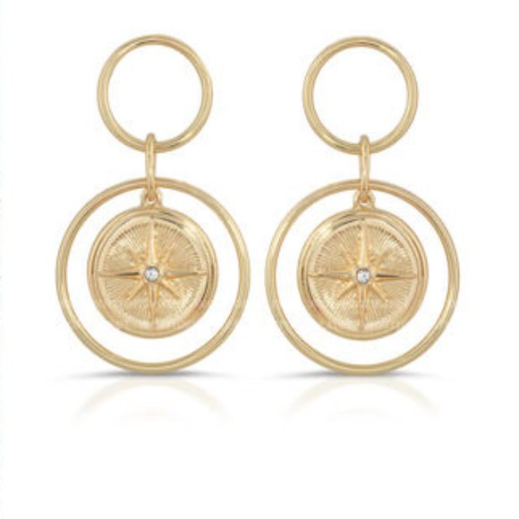 North Star Earring Set by Lulu Dharma NWT - Picture 1 of 4